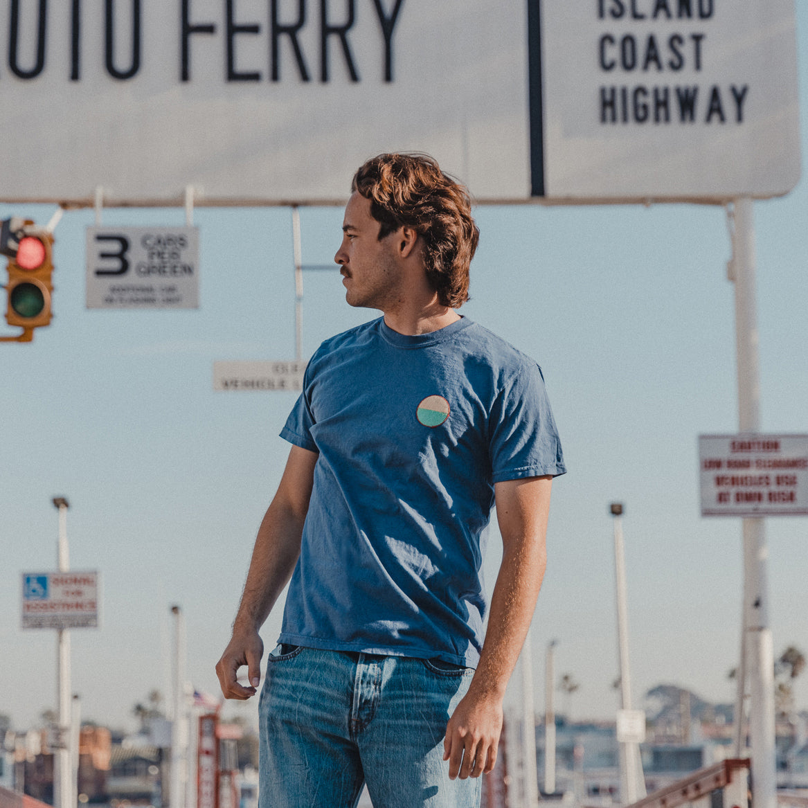 Shop Logo T-Shirt - Blue