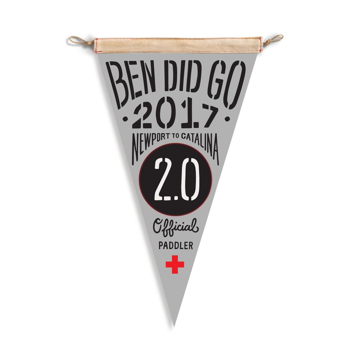 Ben Did Go "Paddler" flags