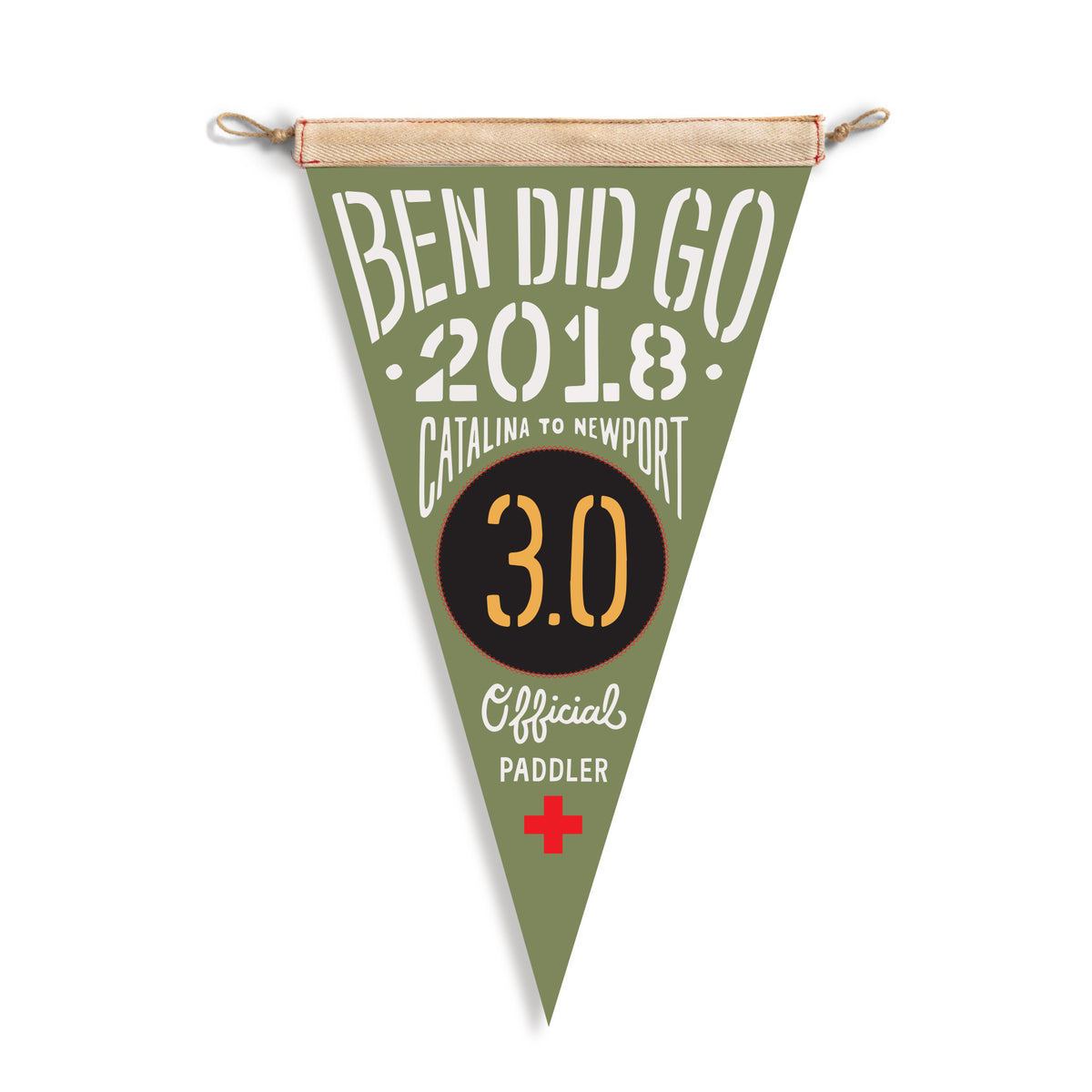 Ben Did Go "Paddler" flags