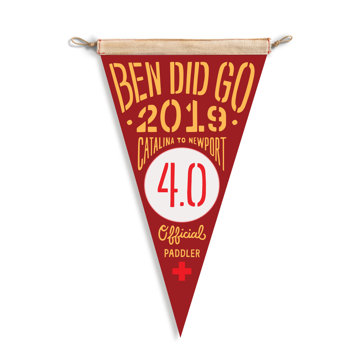 Ben Did Go "Paddler" flags