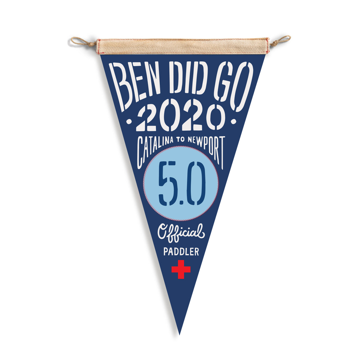 Ben Did Go "Paddler" flags