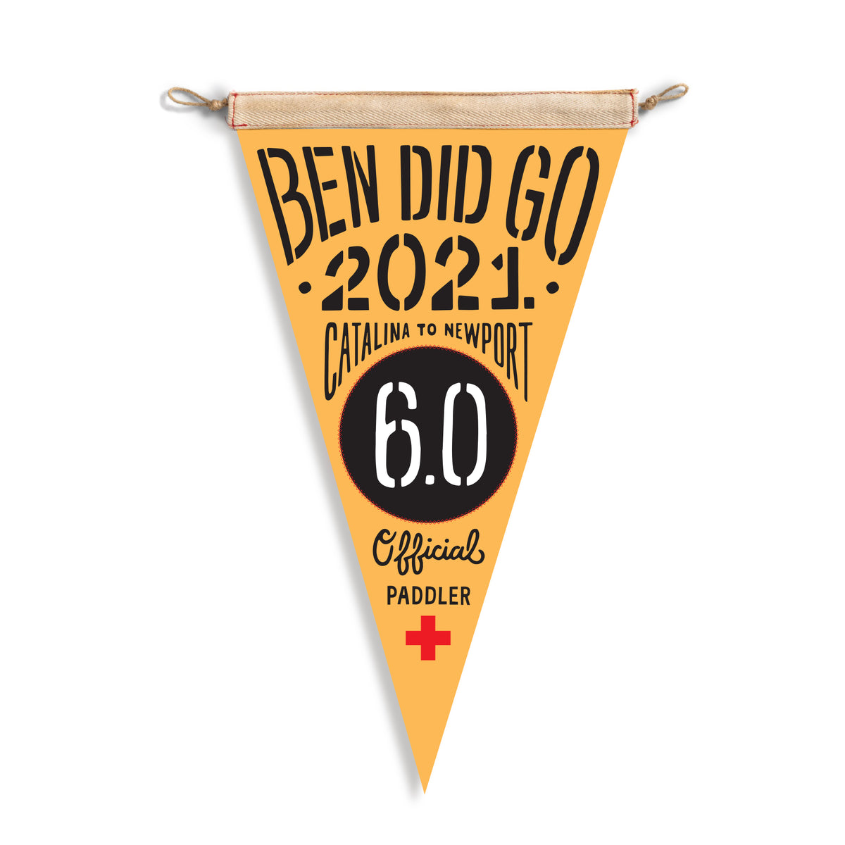 Ben Did Go "Paddler" flags