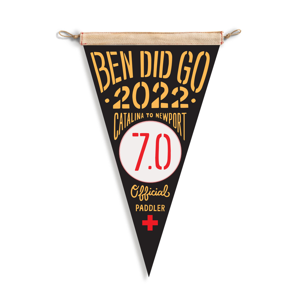 Ben Did Go "Paddler" flags