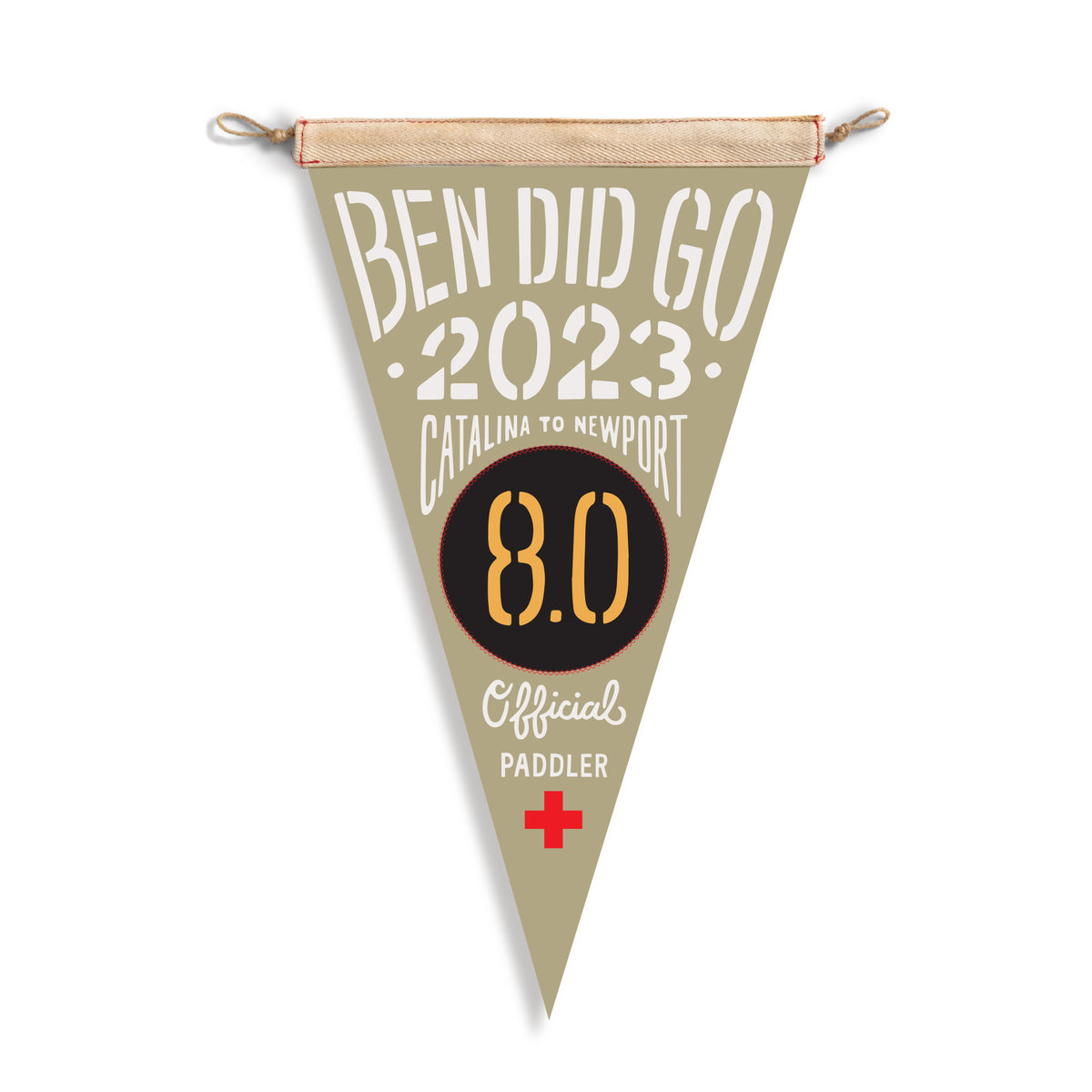 Ben Did Go "Paddler" flags