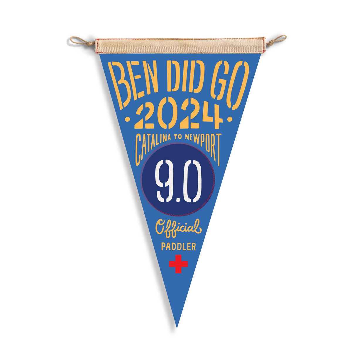 Ben Did Go "Paddler" flags