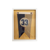 Framed "33" Flag