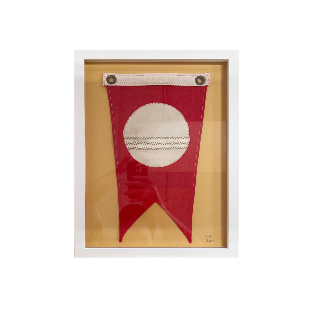 Framed "Red" Flag