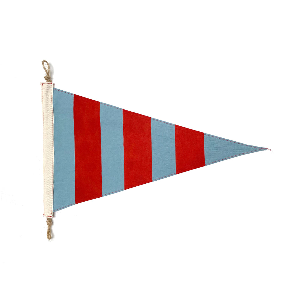 Red + Blue Stripe Flag