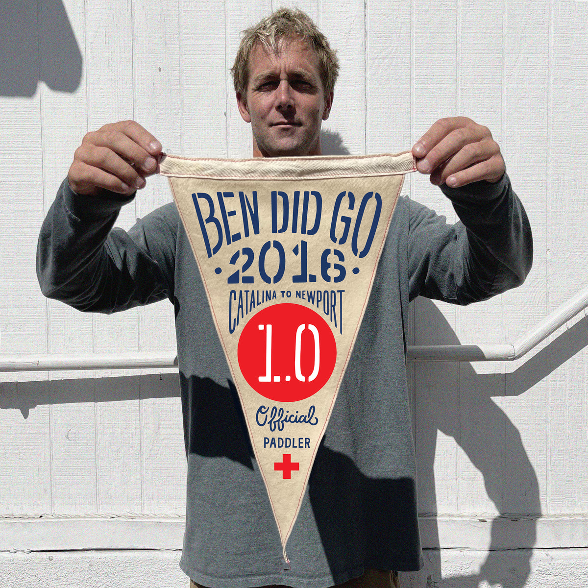 Ben Did Go "Paddler" flags