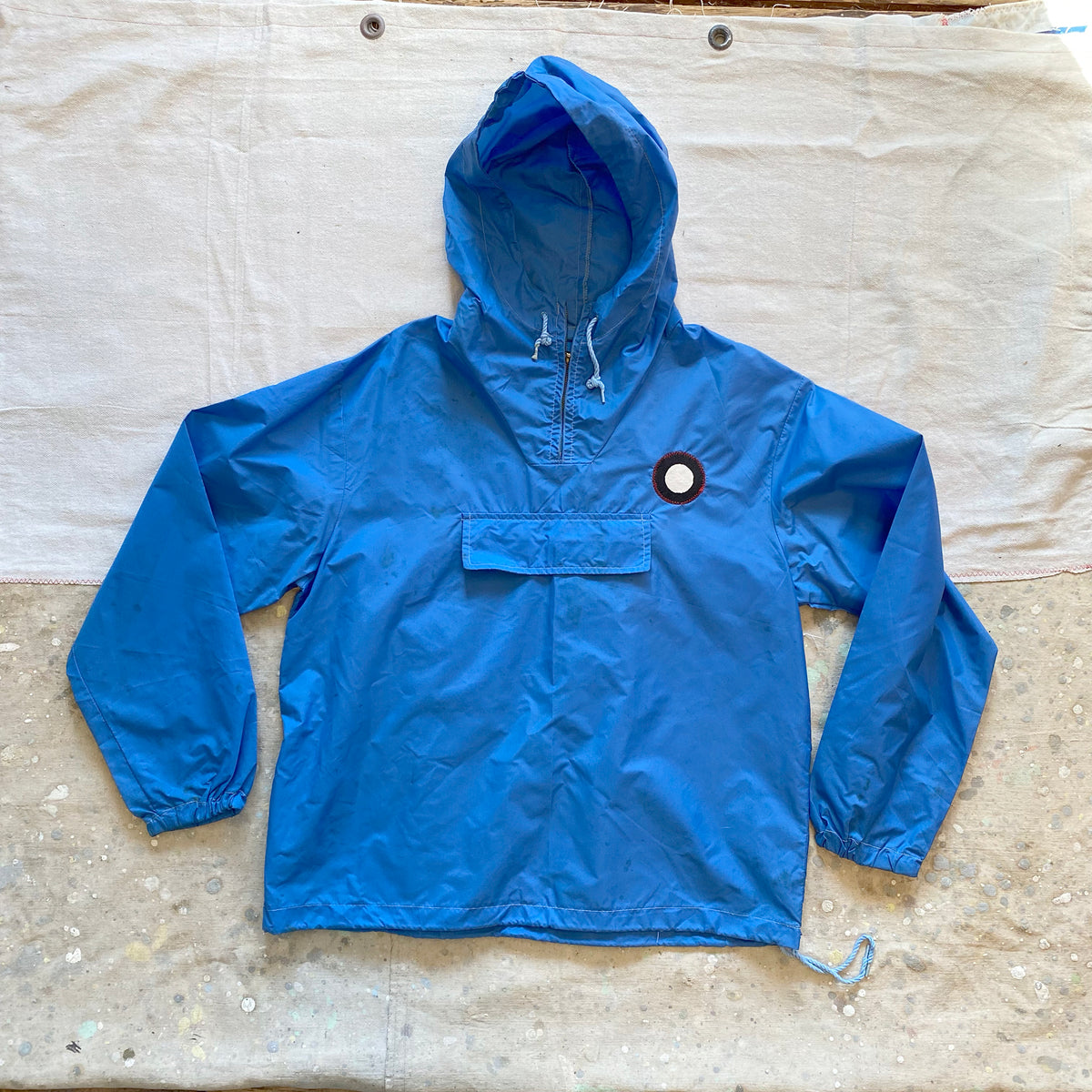 "Vintage" Hooded Windbreaker (S)