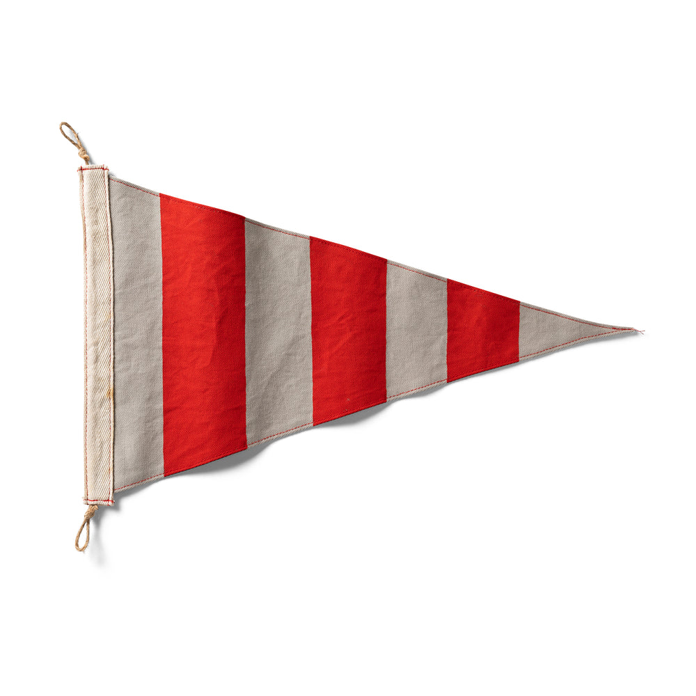 Red + Grey Stripe Flag