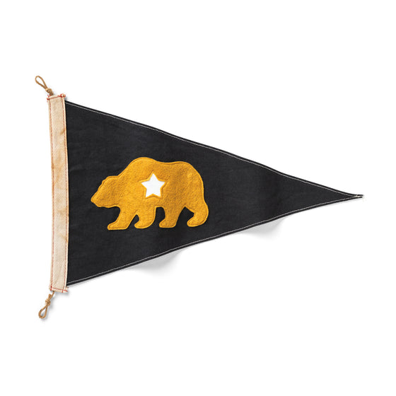 CA Bear Flag - Gold