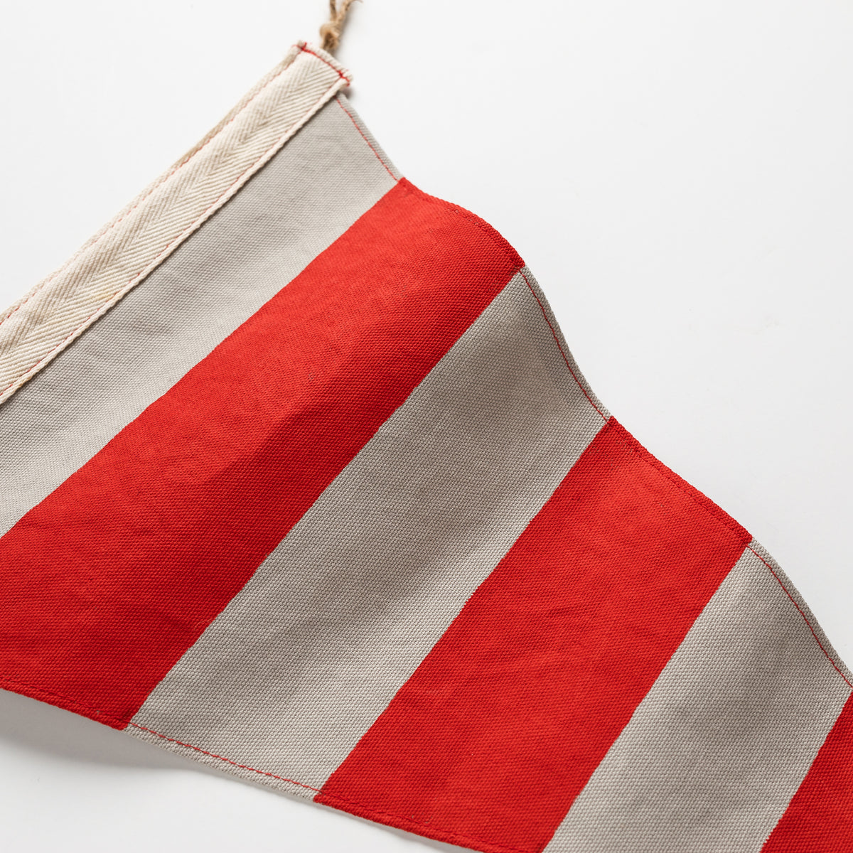 Red + Grey Stripe Flag