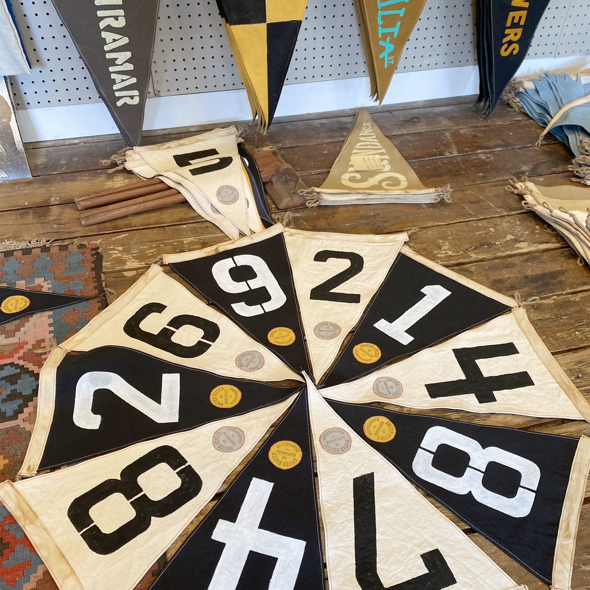 Custom Jersey Number Flags